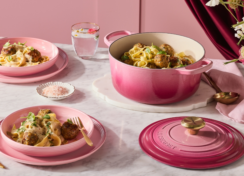 Scandinavian-Inspired Pork Meatballs with Tagliatelle